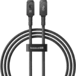 Baseus Cable de Carga rápida y Datos Tipo-C a Lightning, 20W, 2m, Negro