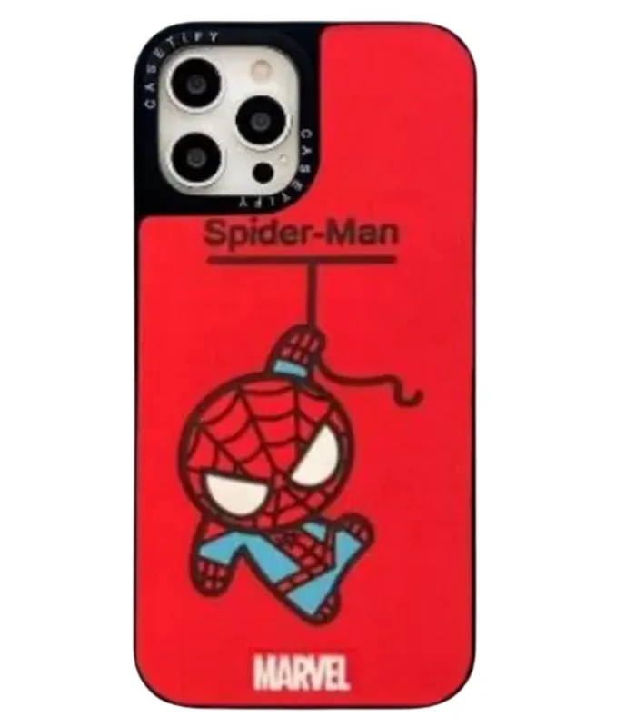 Diseño sin título (4) (1) Case Alto Relieve Marvel Spiderman - iPhone - Imagen 1