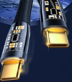 WIWU 100W PD Data Cable C To -C 2m - Black - Imagen 2